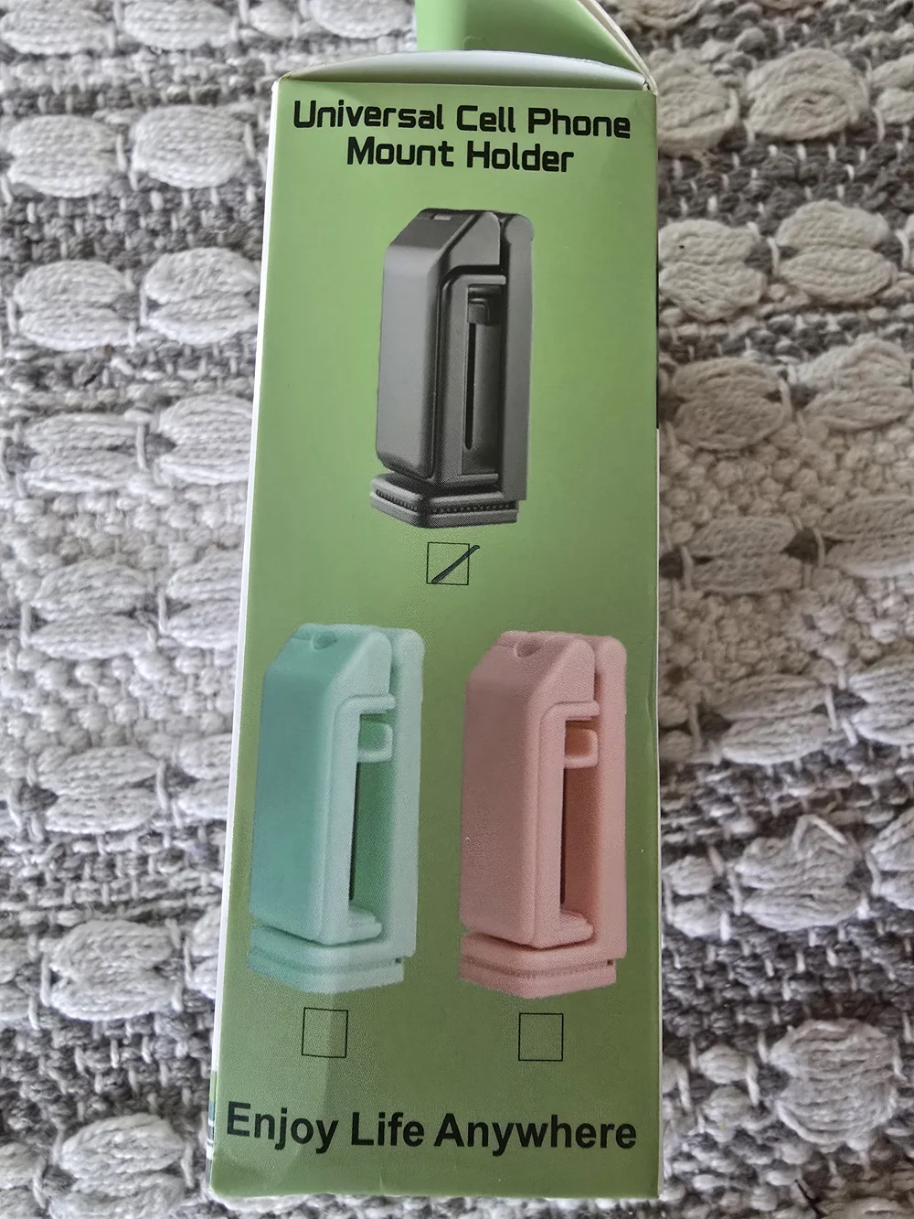 Universal Cell Phone Mount Holder - Black